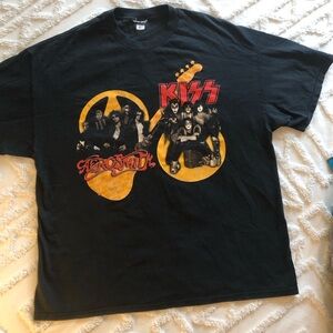 Vintage Kiss/Aerosmith Graphic Tee